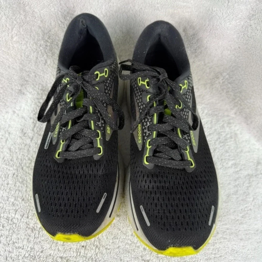 Brooks Women's Ghost 14 Sz 6.5M Black Athletic Sneakers Tennis Shoes 1203561B050